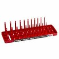 Pinpoint 0.25 in. SAE 3 Row Deep, Red PI3488478